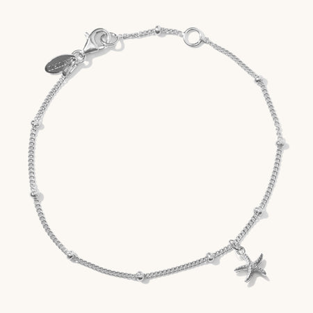 Mini Starfish Bracelet Silver